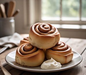 microwaving cinnamon rolls