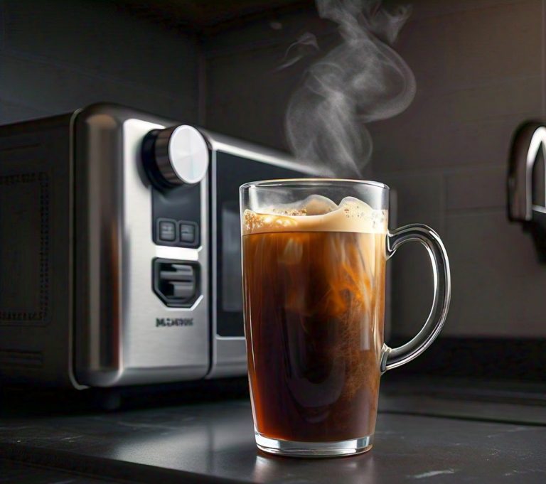 cold brew coffee in microwave