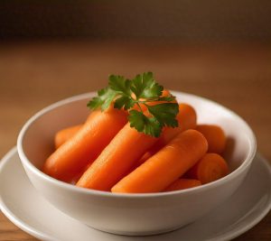 microwave cooking of carrots