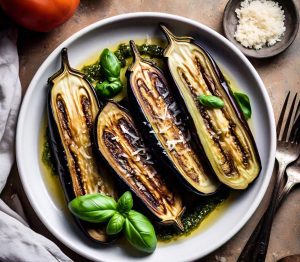 microwave cooking of eggplant