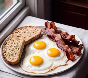 eggs reheating in microwave