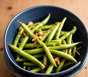 microwave cooking of green beans