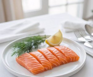 salmon reheating in microwave