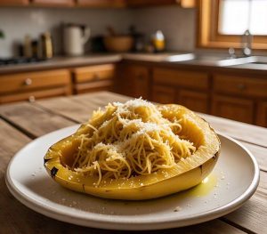 spaghetti squash in microwave