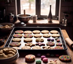 microwave baked cookies