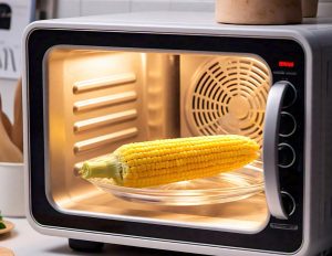 microwaving corn on the cob without husk