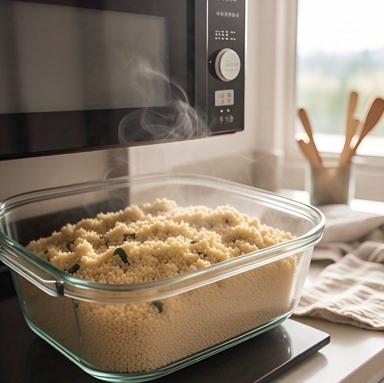 microwave cooking of Couscous