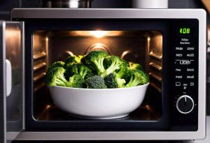 cooking fresh broccoli in the microwave