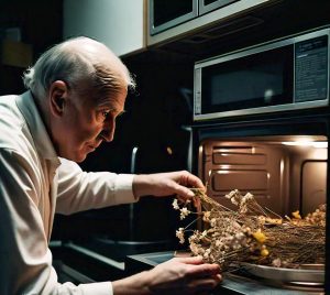 drying flowers in microwave