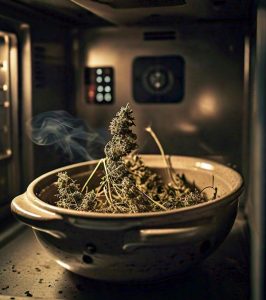 microwaving to to decarb weed