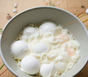 egg white microwaved