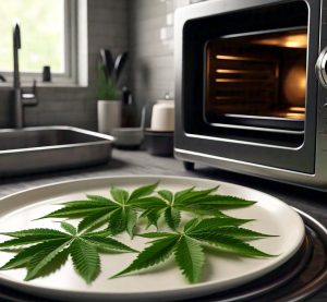 drying weed in a microwave