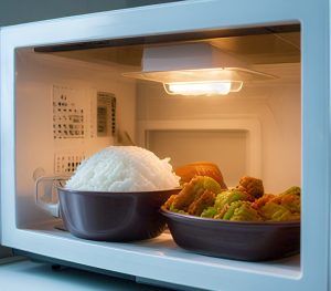 shoes in microwave