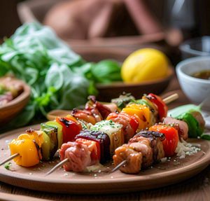 wooden skewers microwaving