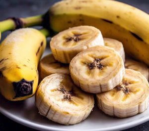 frozen bananas in the microwave