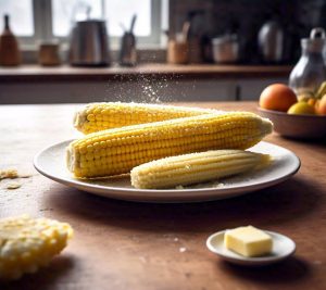 microwaved frozen corn on the cob