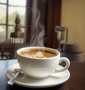 coffee cups in microwave