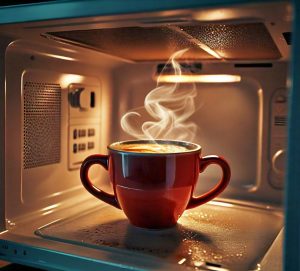 heating coffee in the microwave