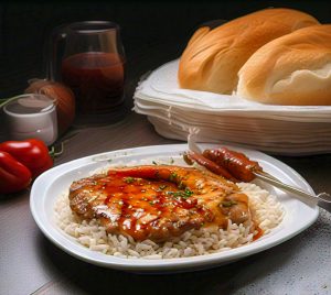 heating foam plate in a microwave