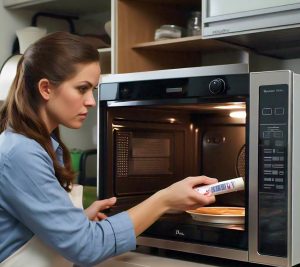 hot glue sticks in microwave