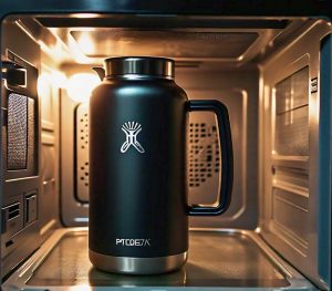 hydro flask in microwave