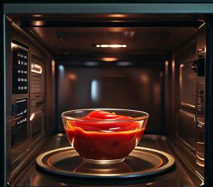 ketchup in microwave