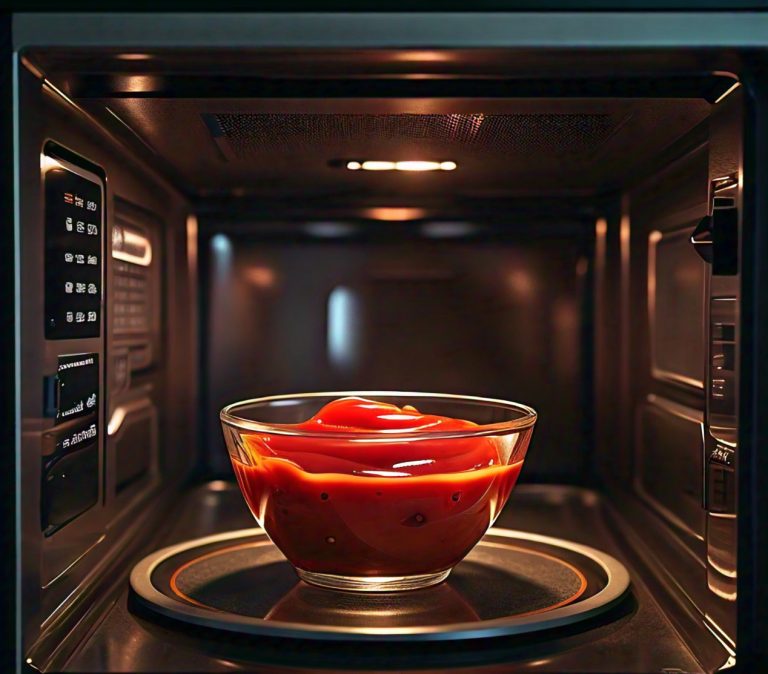 ketchup in microwave