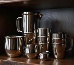 microwaving in metal cups