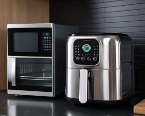 microwave and air fryer