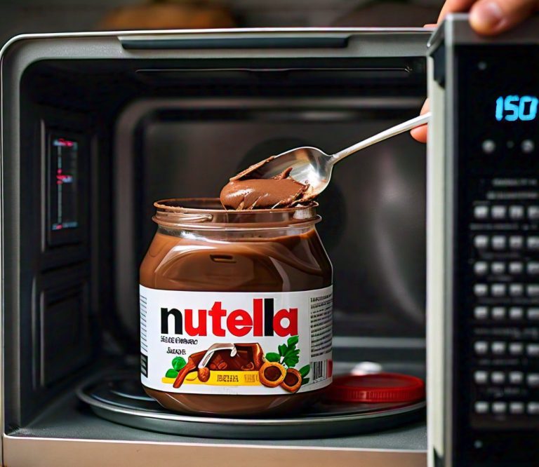 microwaving Nutella jar