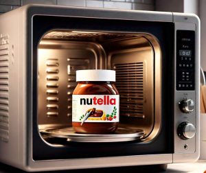 microwaving nutella