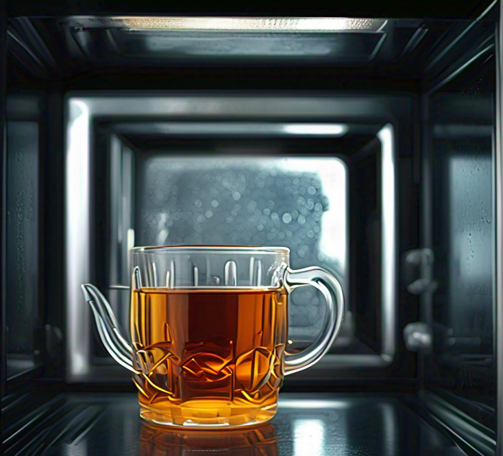 microwaving tea