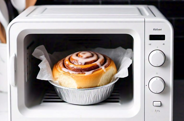 making pillsbury cinnamon roll in microwave