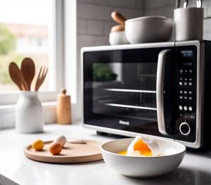 making microwave poached eggs