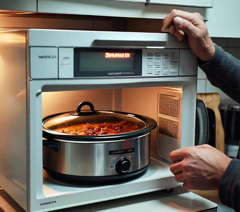 crock pot in the microwave