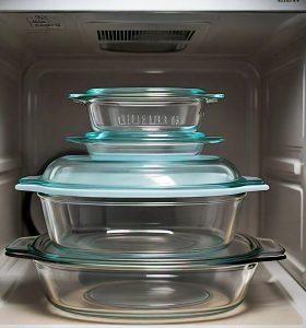 microwaving pyrex lids