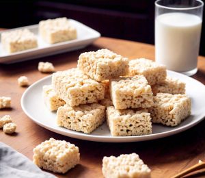 microwaving rice krispie treats 