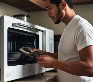 microwaving rubber