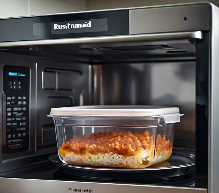 rubbermaid microwaving