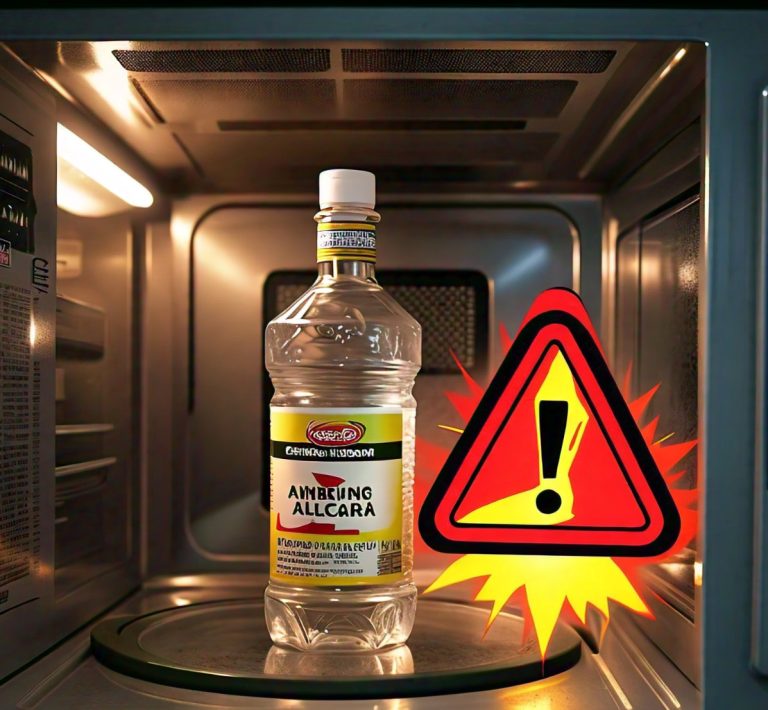 rubbing alcohol in microwave