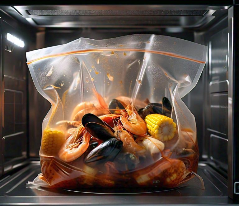 seafood boil bag in microwave