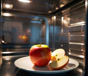 microwaving apple