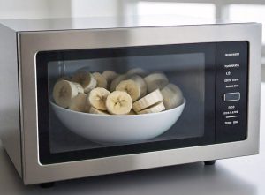 microwaving a banana