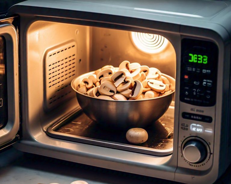 microwaving mushrooms