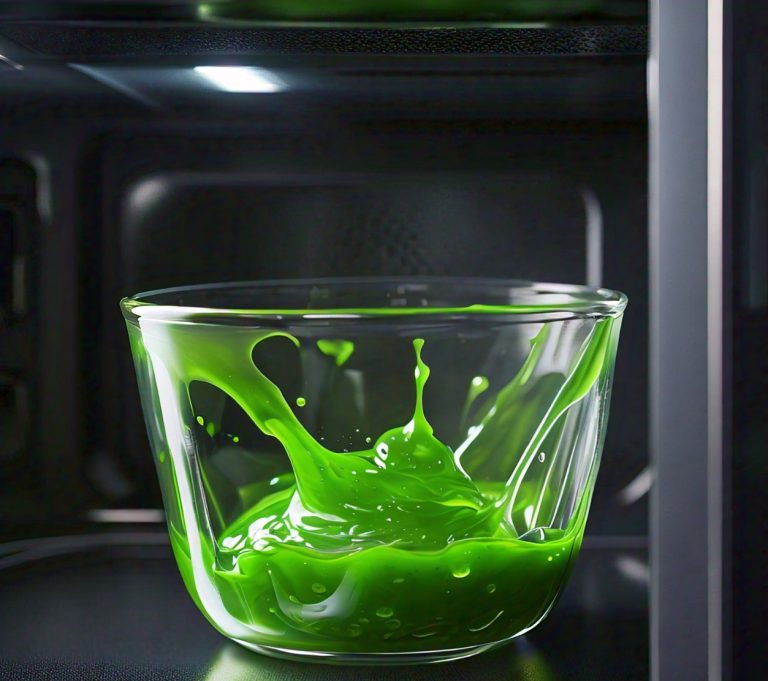 slime in microwave