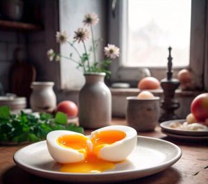 heating soft boiled eggs in microwave