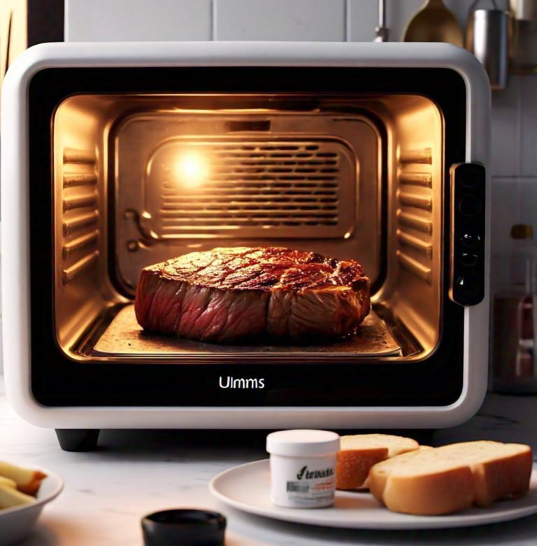 cooking steak umms in microwave