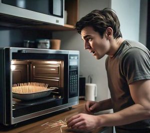 tooth picks in microwave