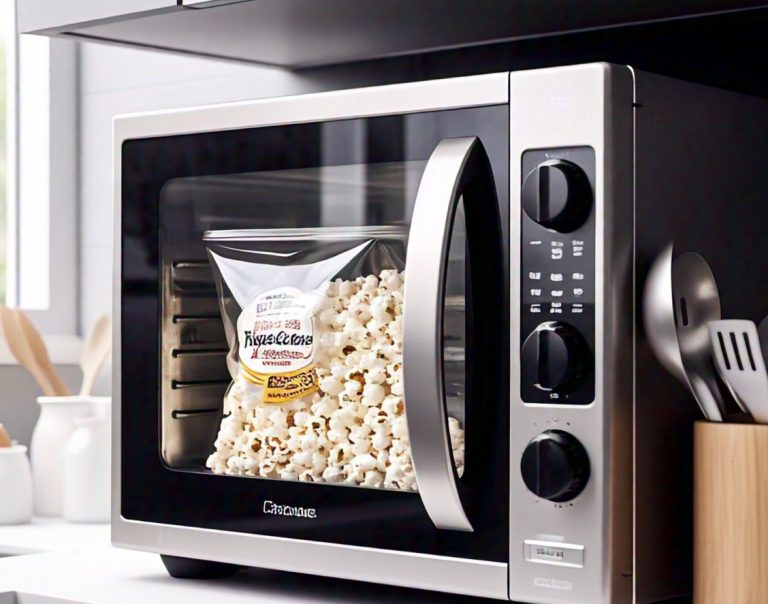 microwave popcorn in popcorn machine