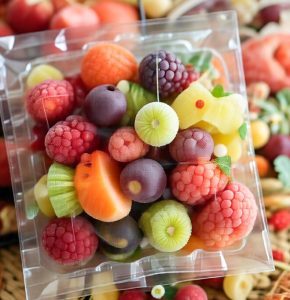 defrosting frozen fruit in microwave